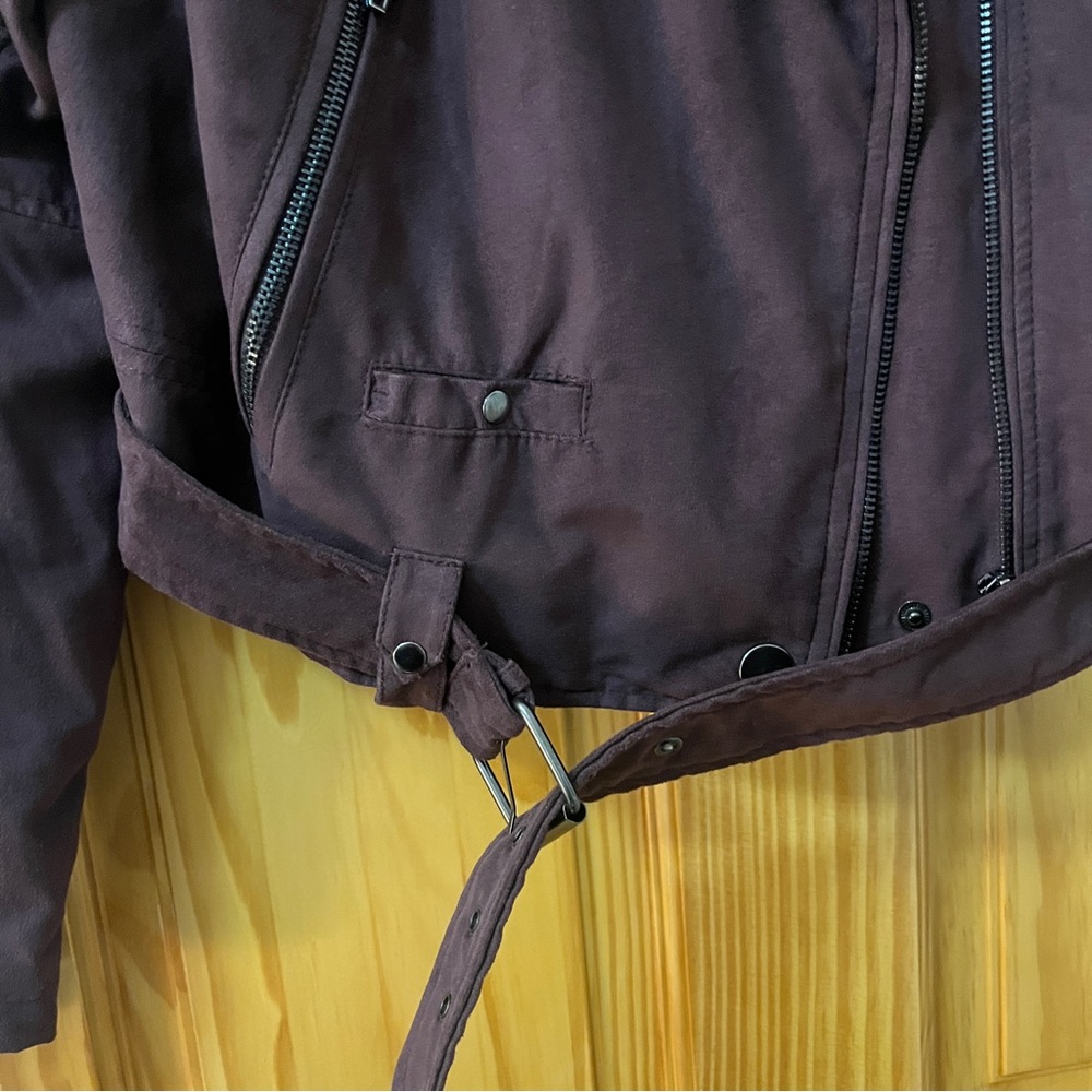 American Rag Purple Suede Jacket - Picture 7 of 8